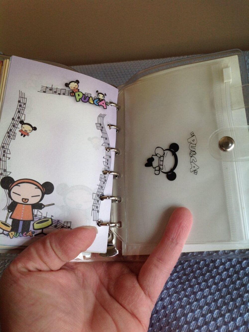 Vintage Y2K 2002 Pucca Calendar Notes Address Book Mini Wallet Planner Case - Picture 14 of 14